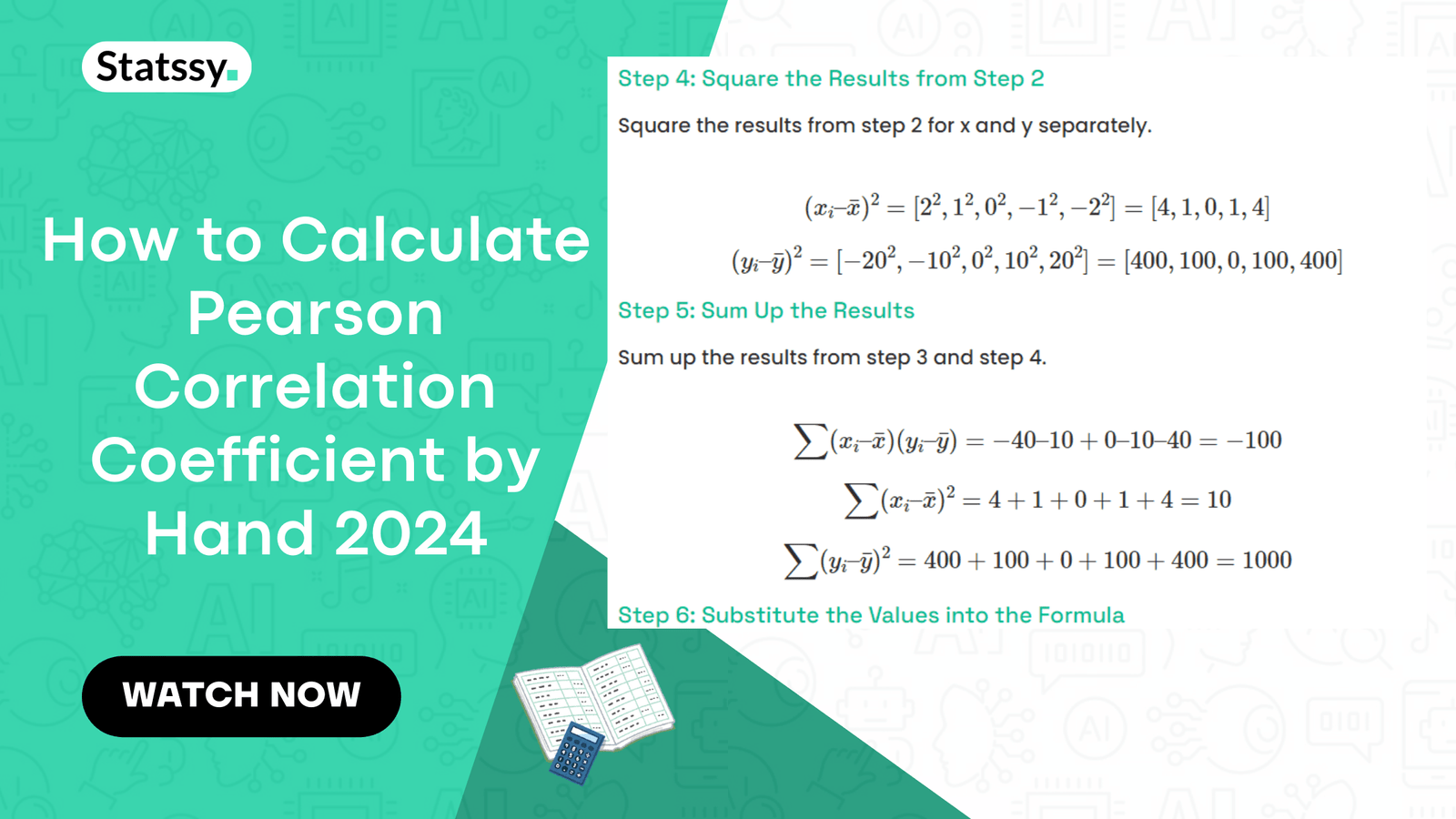 How to Calculate Pearson Correlation Coefficient by Hand 2024