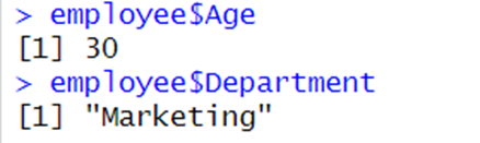  Dollar Sign ($) Operator in R Programming