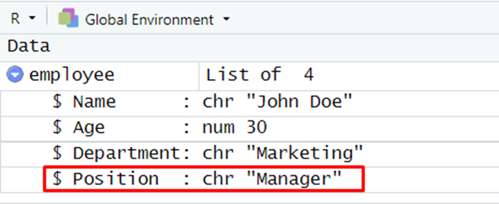  Dollar Sign  Operator in R Programming