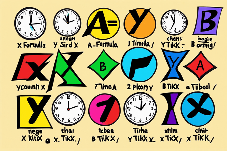 imagine a doodle or comic strip where each of these formula elements is a character y could be a 1 1