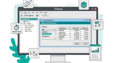 I can help you conduct data analysis and reporting using EViews
