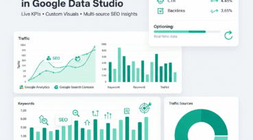 I can help you build SEO dashboard using Google Data Studio